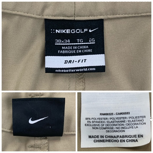 SOLD! Nike Golf Dri-Fit Flat Front Golf Pants - Picture 8 of 8